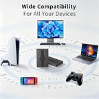 Alphami 1TB Portable External Hard Drive with USB-A and Type-C