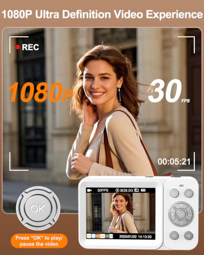 Hoorola 56MP Point-and-Shoot Digital Camera for Beginners — main product image