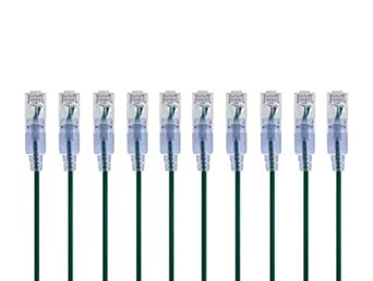 Monoprice Cat6A Ethernet Patch Cable SlimRun 10-Pack