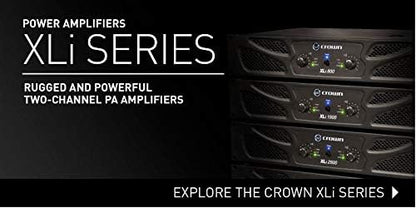 Crown XLi3500 Two-Channel Power Amplifier 1350W 4 Ohms