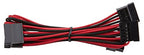 Corsair CP-8920190 Sleeved SATA Cable Red/Black