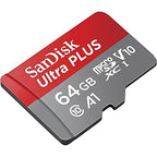 SanDisk ULTRA PLUS 64GB MicroSDXC 130MB/s A1 Card