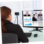 EXHUMKY USB Webcam with Flexible Tube and Built-In Microphone