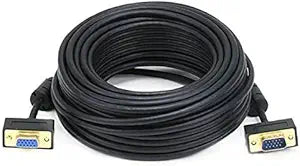 Monoprice 106375 50ft Ultra Slim SVGA Monitor Cable 2-Pack