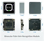 Dual-Lens Palm Vein & Palm Print Biometric Recognition Module