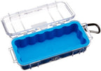 Pelican 1030-026-100 Micro Case - Blue/Clear - Waterproof