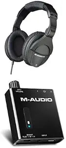 Sennheiser HD280 Pro Headphones with M-Audio Amp