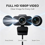 scev 1080p Full HD Plug and Play USB Webcam