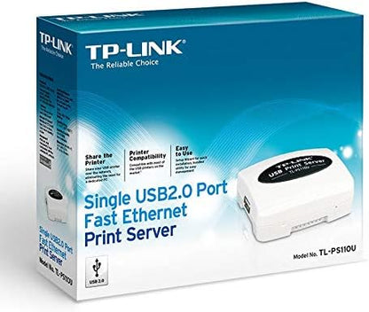 TP-Link TL-PS110U USB 2.0 Fast Ethernet Print Server