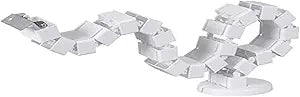 Monoprice 124467 White Cable Management Spine — main product image