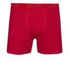 Lupo Men's Cotton Stretch Boxer Briefs Underwear -Comfort fit