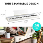 Korg B2WH 88-Key Weighted Action Digital Piano