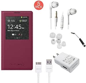 Samsung 5 in 1Kit Galaxy Note 3 Plum Red Bundle