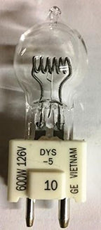 GE DYS-5 QUARTZLINE 600W 126V Projection Lamp