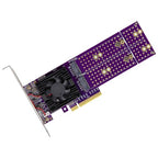 Kfwfuaee 2-Bay NVMe Drive Expansion Enclosure for Minisforum MS