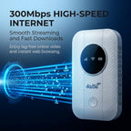 Generic 4G LTE Portable WiFi Hotspot with 12-Hour Battery