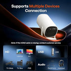 Boldever Mini Smart 1080P Video Projector with Built-in Apps