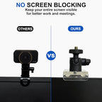 VUESTAND T1 Clear Acrylic Webcam Mount with 360° Ball Head