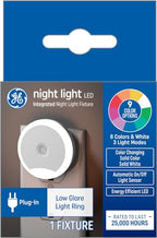 GE 93129226 LED Color Changing Ring Night Light 4-Pack