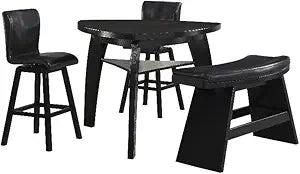 Lexicon Hillshaw 4-Piece Dining Set Wood Brown