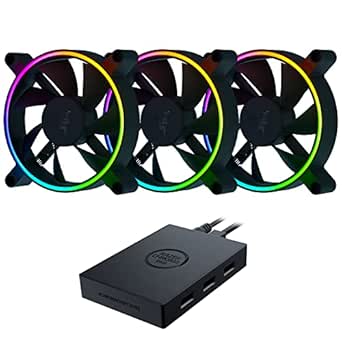 Razer Kunai Hydraulic 120MM aRGB PC Fans Bundle