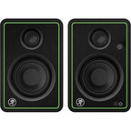 Mackie CR3-X 3-Inch Creative Studio Monitors REAN Cable Bundle