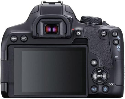 Canon 3924C002 EOS Rebel T8i DSLR Kit - 18-55mm, 55-250mm Lenses - Renewed