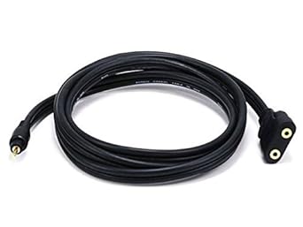Monoprice 105615 6ft Premium Stereo Cable - 2 Pack