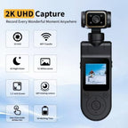 MOCENNO Handheld Gimbal Vlogging Camera with Color Display