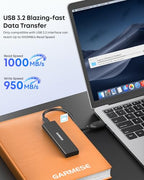 GARMESE 500GB Portable External SSD