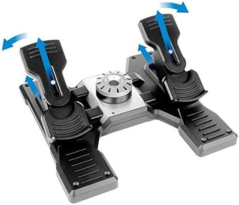 Logitech G Pro Flight Rudder Pedals (Renewed)