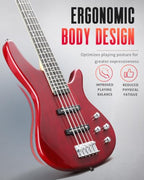 Ktaxon 5-String Electric Bass Guitar Beginner Kit