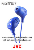 JVC HAFX38V Marshmallow Memory Foam Violet Earbuds