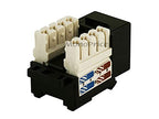 Monoprice 105378 Cat6 Punch Down Keystone Jack - Black