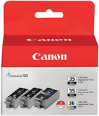 Canon PGI-35/CLI-36 Ink Value Pack - Black & Color, Compatible