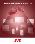 JVC HAA6TR Gumy Mini True Wireless Red Earbuds