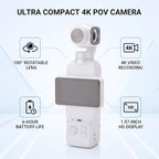 Wisoqu Handheld 4K POV Camera with Rotatable Lens