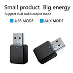 QLECMSGSW Bluetooth 5.1 Wireless Audio Adapter Dongle