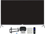 TCL E1TCL65R625 65-inch 6-Series 4K Roku TV Bundle