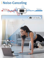 magift 4K Autofocus Webcam with Fill Light and Privacy Cover