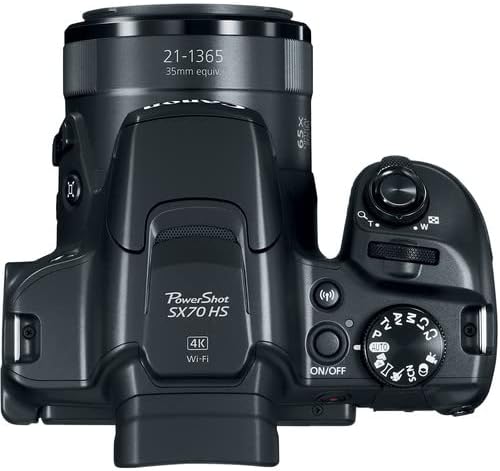 Canon SX70 HS 4K Digital Camera 65x Zoom (Renewed)