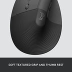 Logitech 910-006492 Lift Left Ergonomic Wireless Mouse