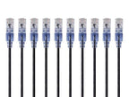 Monoprice Cat6A Ethernet Patch Cable SlimRun 10-Pack