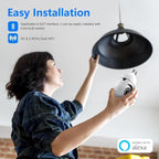 Chpuss 2K Dual-Band WiFi Light Bulb Security Camera