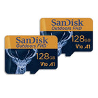 SanDisk SDSQUBC-128G 128GB Outdoors FHD microSDXC 2-Pack