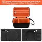 Supmay Canon SX740 HS Hard Case with Silicone Camera Cover