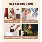 Yosoo Health Gear 40W Dual-Arm Foldable LED Fill Light