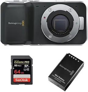 Blackmagic Design CINECAMPOCHDMFTKIT Pocket Cinema Camera Bundle