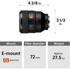 Sony FE 50mm F1.2 GM Lens with Filter Bundle