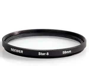 Neewer 10000606@@##609 58mm 8-Point Star Filter — main product image